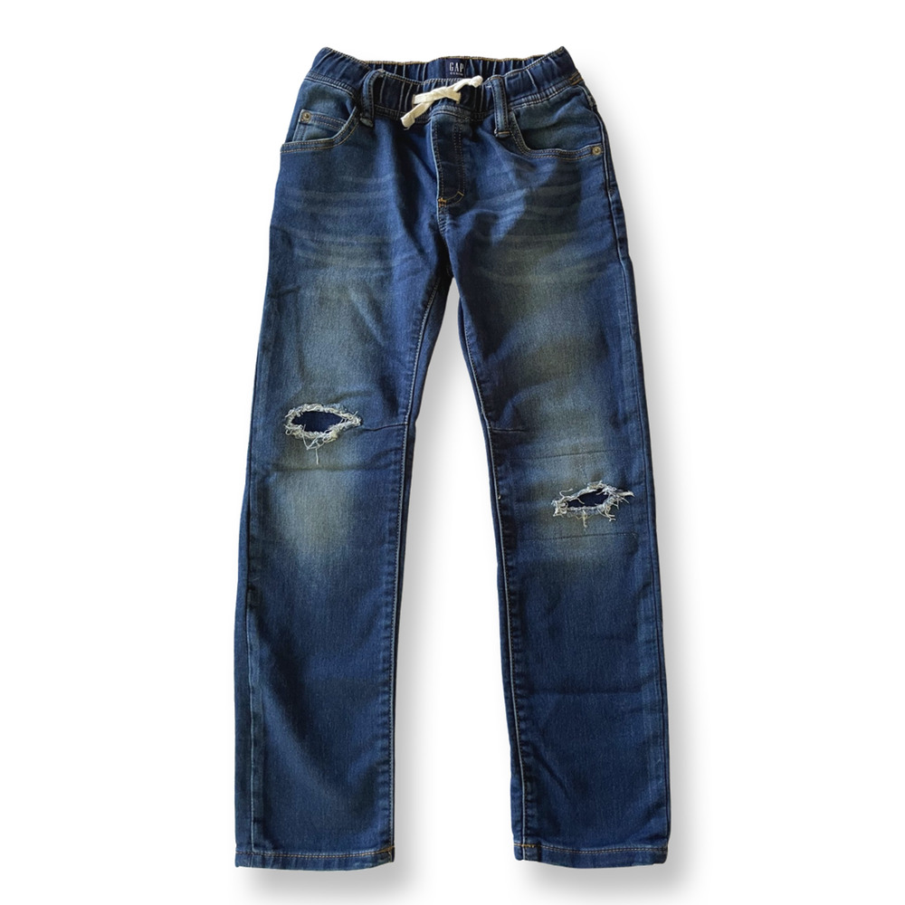 Gap Kids Stretch Slim Distressed Jeans - Size 8-9